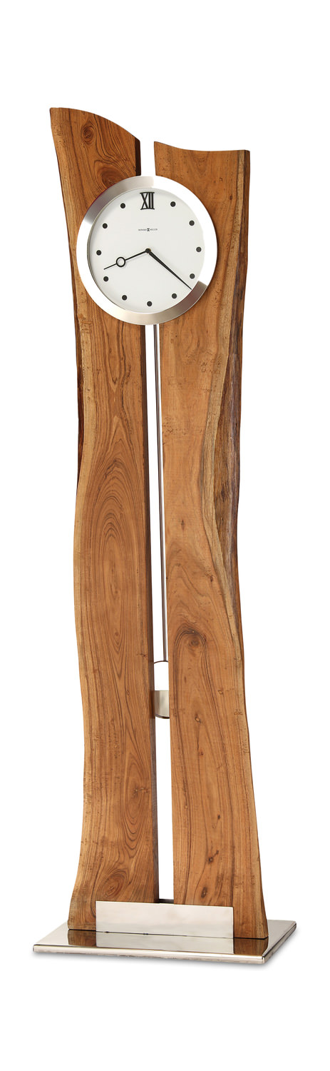 Otto Live Edge Floor Clock By Howard Miller Hom Furniture
