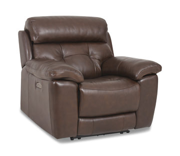 brown leather recliner chair dfs