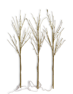 LED 3′4″ Branch - Gold Glitter