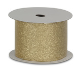 2.4″ Glitter Ribbon - Gold thumbnail 2