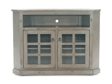 Rustic Tall Corner Console