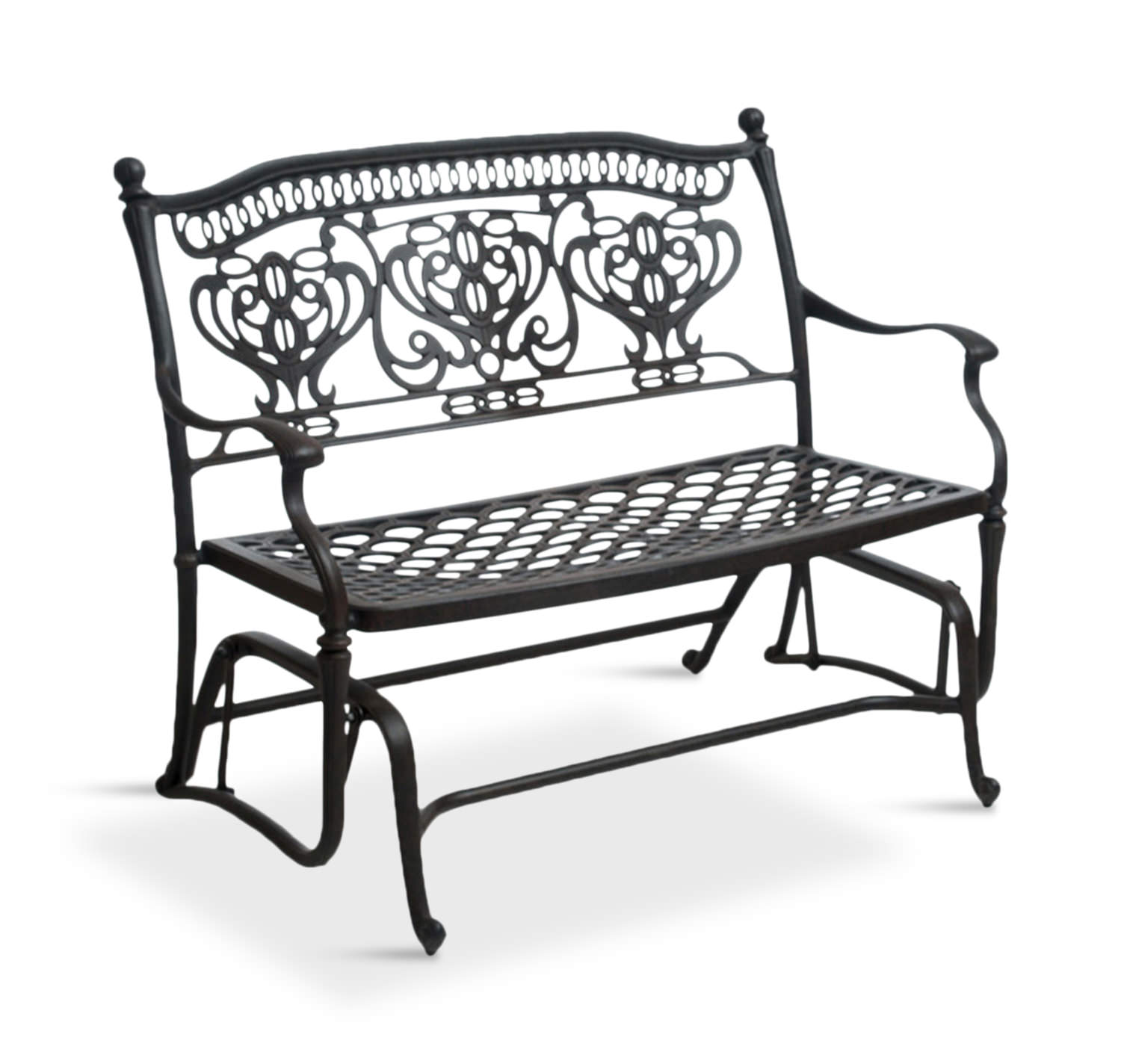 aluminum glider bench