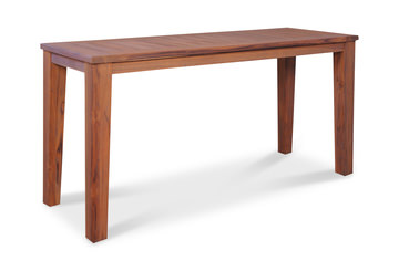 image Teak Console Table - Grey Finish 