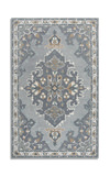 Resonant Grey Area Rug - 5′0″ X 8′0″ thumbnail 1
