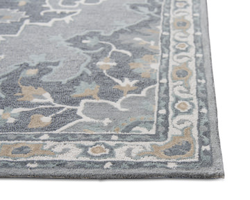 Resonant Grey Area Rug - 5′0″ X 8′0″