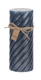 Purple Lilac Gear Wheel Pillar Candle - Large thumbnail 1