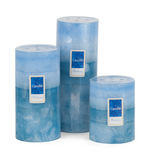Blue Blueberry Pillar Candle - Small thumbnail 1