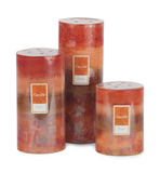 Orange Pumpkin Pillar Candle - Small thumbnail 1