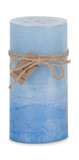 Blue Blueberry 2 Tone Pillar Candle - Medium thumbnail 1