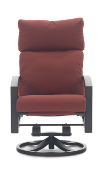 Lakeside Cushion High Back Swivel Rocker