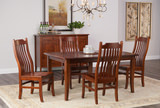 Easton Pike Leg Table With 4 Side Chairs thumbnail 5