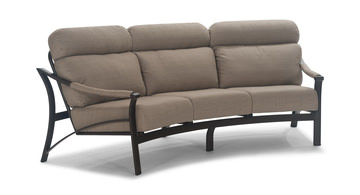 Corsica Crescent Sofa With Armrest Covers By Hom Furniture Image Corsica Crescent Sofa With Armrest Covers