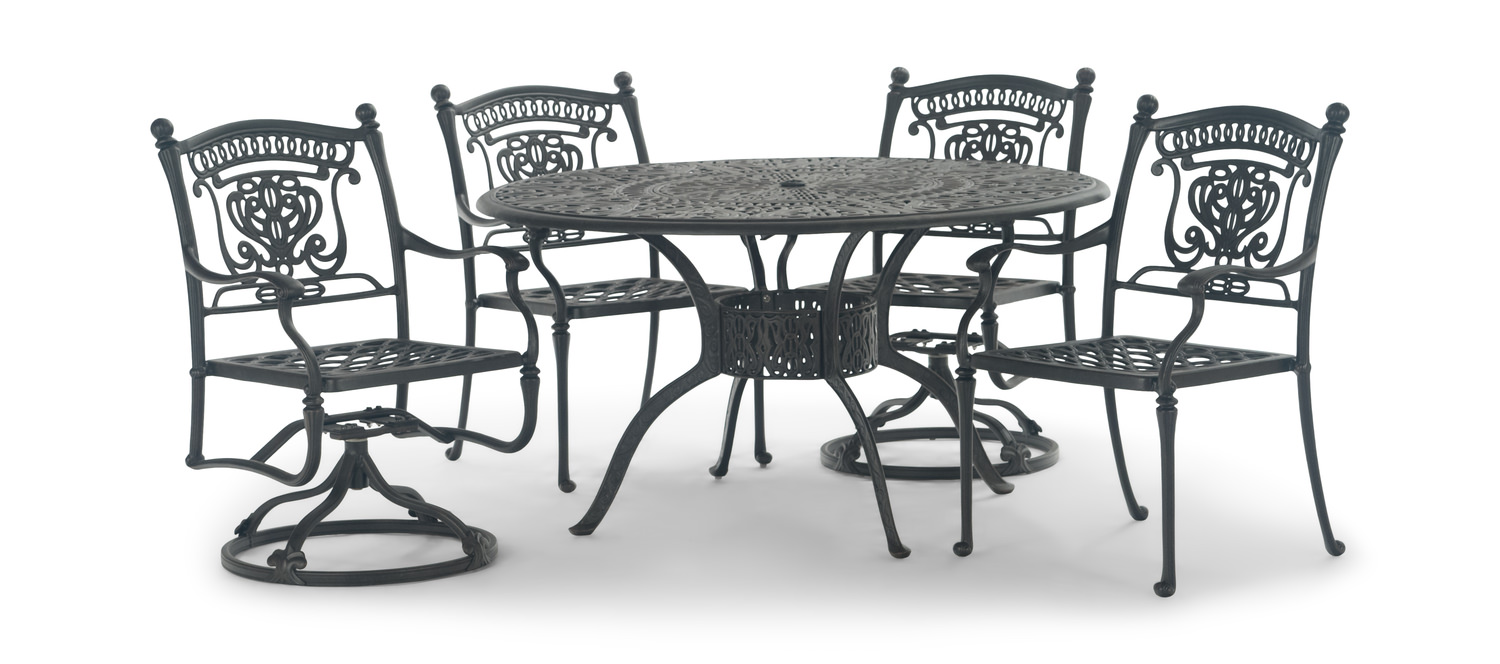 Turin 5 Piece Patio Dining Set By Hanamint Hom Furniture