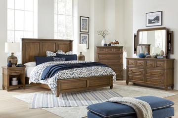 image Trenton Queen Non-Storage Bedroom Suite w/2 Drawer Nightstand