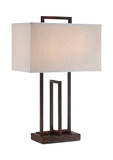 Farren Table Lamp With Outlets thumbnail 1