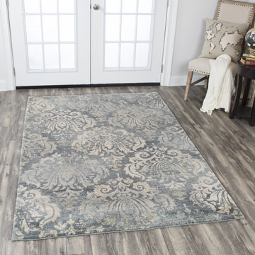 Gossamer Grey/Sand Area Rug - 3′0″ X 5′0″
