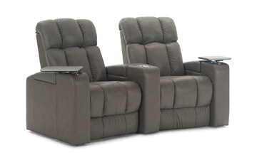 Ovation 2 Piece Leather Power Reclining Home Theater