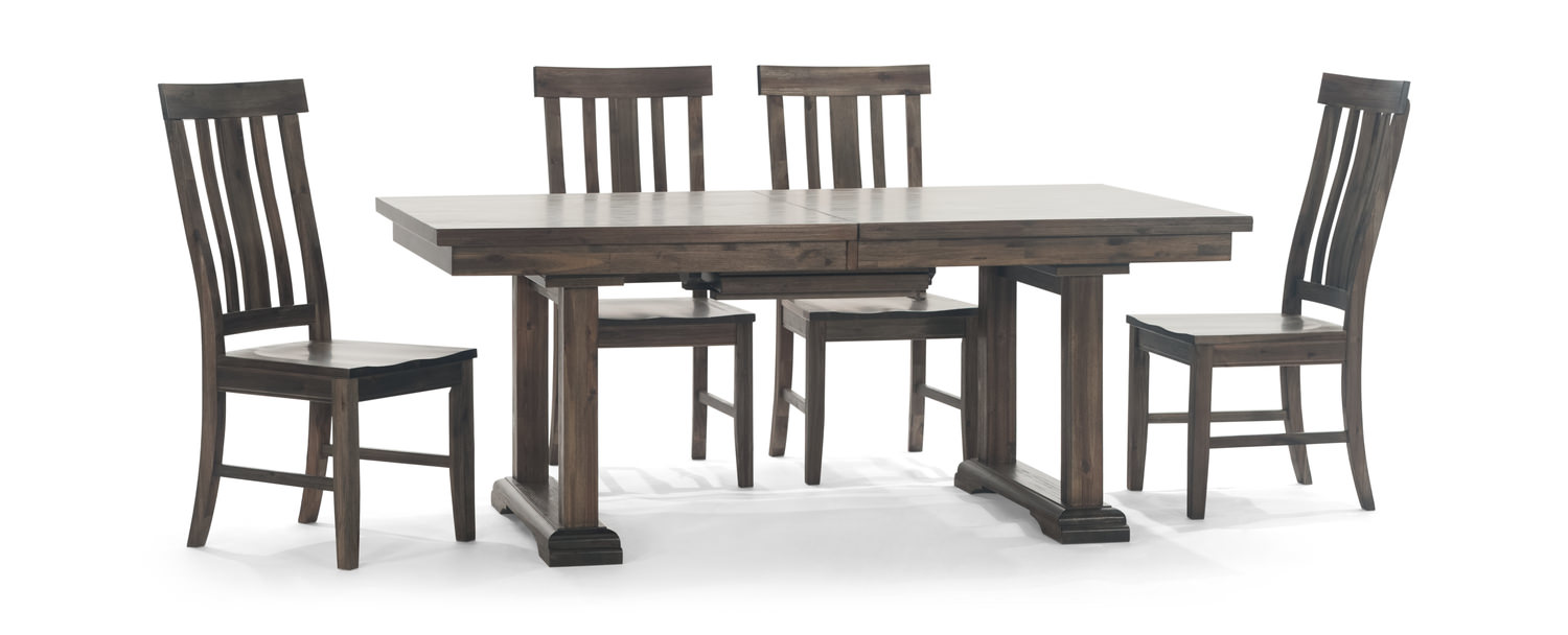Dawson Trestle Table With 4 Dining Chairs Dawson Trestle Table With 4 Dining Chairs