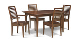 Eagle Mountain Extension Table And 4 Cardis Chairs - Cherry thumbnail 1