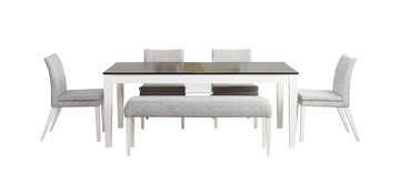 Leblanc Table With 4 Chairs And Bench