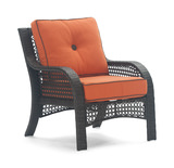Lakewood 4 Piece Wicker Patio Set thumbnail 7