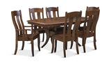 Fort Knox Trestle Table With 4 Side Chairs And 2 Arm Chairs thumbnail 1