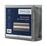 Brushed Microfiber Twin Sheet Set - Slate thumbnail 1