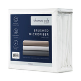 Brushed Microfiber Split King Sheet Set - White thumbnail 1