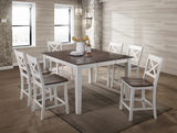 Ala Carte White Counter Table With 4 Stools thumbnail 5