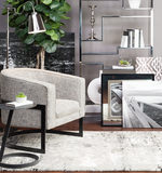 Viera Grey Area Rug - 5′3″ X 7′7″  thumbnail 5