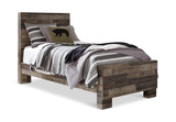 Dylan Twin Panel Bed -  Grey   thumbnail 1