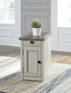Farmhouse Power Chairside Table