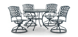 Bellmore 5 Piece Swivel Patio Dining Set thumbnail 1