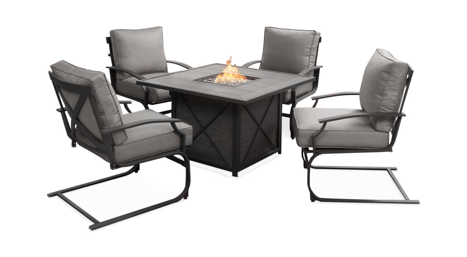 Sonoma 5 Piece Fire Table Set By Furniture Hom Furniture
