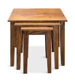 Amish Oak Nesting Tables thumbnail 3