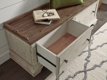 Morgan Storage Hall Bench