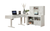 Boca Lift Desk With Credenza And Corner Table thumbnail 1