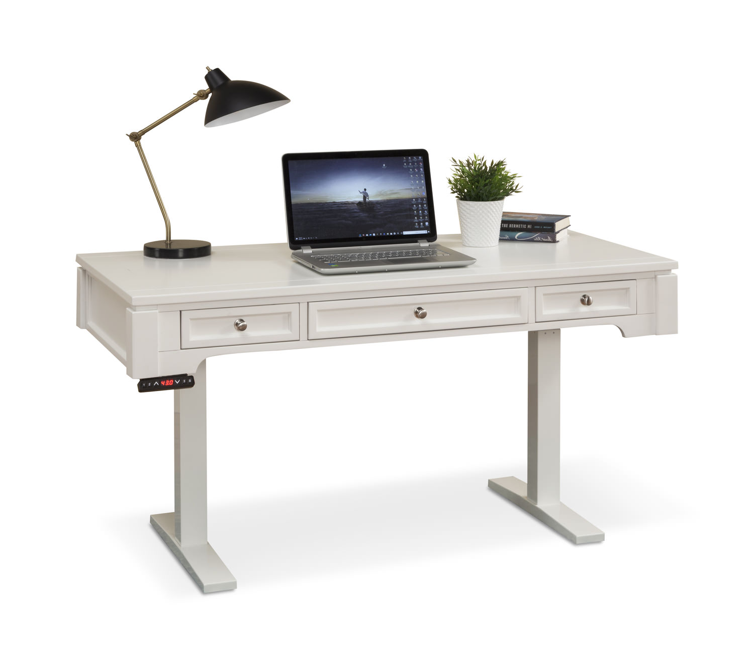 Boca Electric Sit To Stand Desk | HOM Furniture