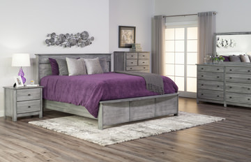 Viera Grey Area Rug - 5′3″ X 7′7″