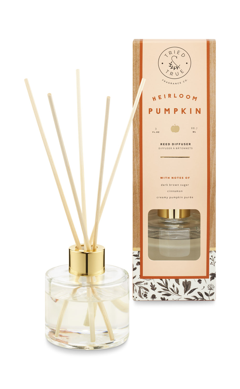 Fall Scented Reed Diffuser Dock86 Fall Scented Reed Diffuser Heirloom Pumpkin