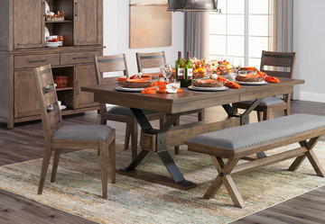 Atlas Striation Multi Area Rug - 5′3″ X 7′3″