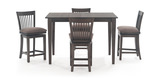 Kateri Counter Table With 4 Swivel Stools thumbnail 2