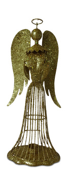 Metal Angel With Harp
