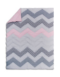 Chevron Crib Bedding - Cotton Candy thumbnail 2