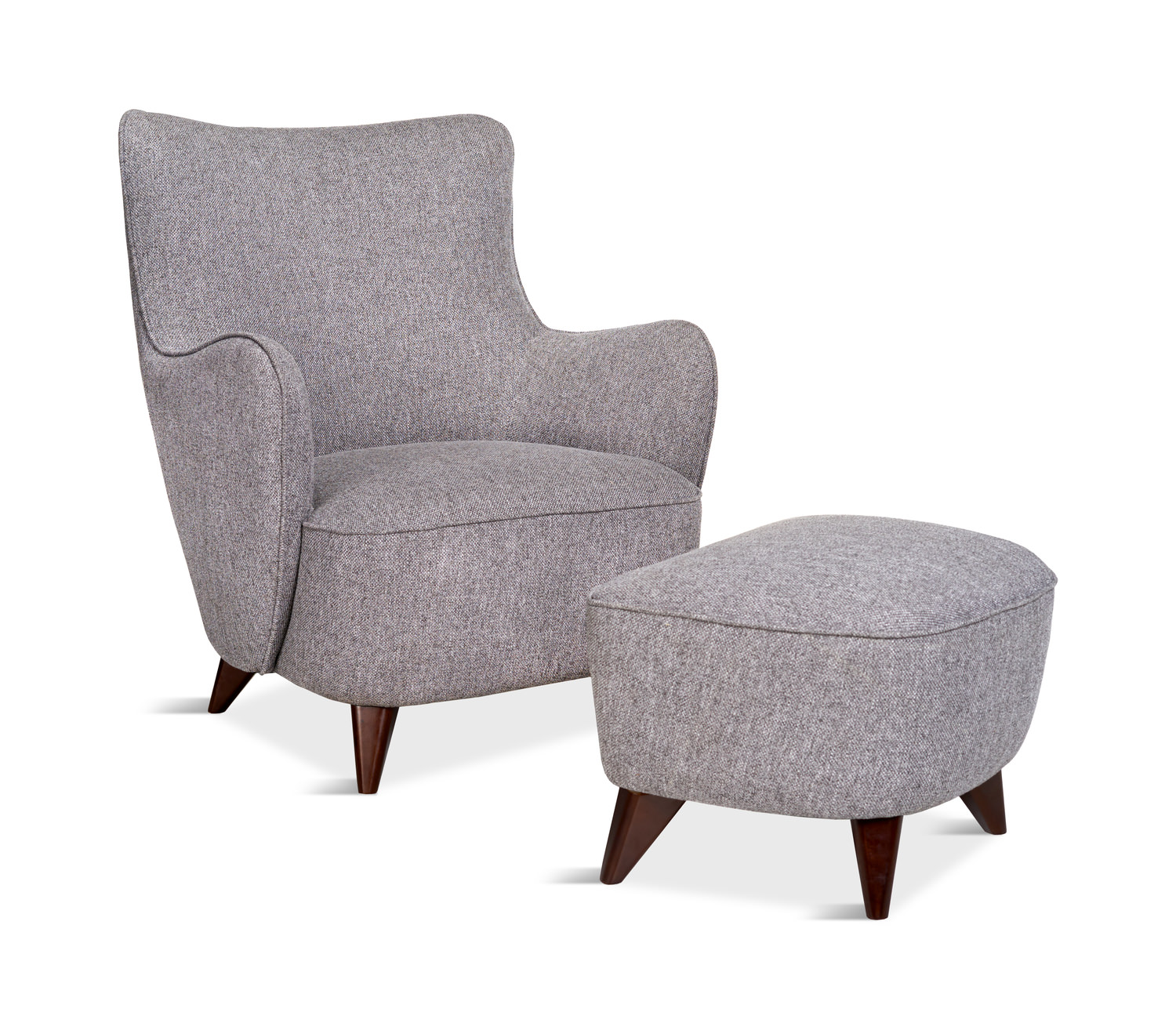 Alexis Chair With Ottoman Hom Furniture