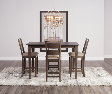 Viera Grey Area Rug - 5′3″ X 7′7″