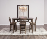 Kateri Counter Table With 4 Swivel Stools thumbnail 3