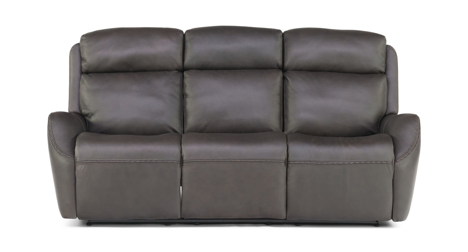 Collier Leather Dual Reclining Sofa By Hom Furniture Collier Leather Dual Reclining Sofa