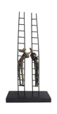 Couple On Ladder Sculpture thumbnail 1