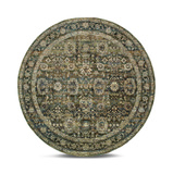 Andorra Grey Area Rug - 7′10″ Round thumbnail 1